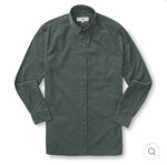 Whitman Corduroy Sport Shirt: Balsam Green