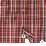 Cotton Poplin Sport Shirt
Watkins Plaid: Red Ochre