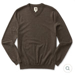 Buckley Merino V-Neck Sweater - Ash Brown