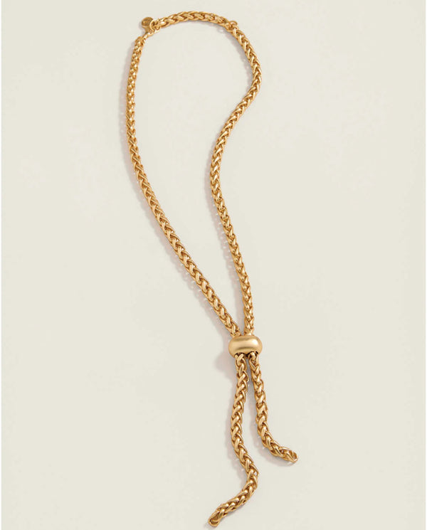 Goddess Lariat Necklace 18"