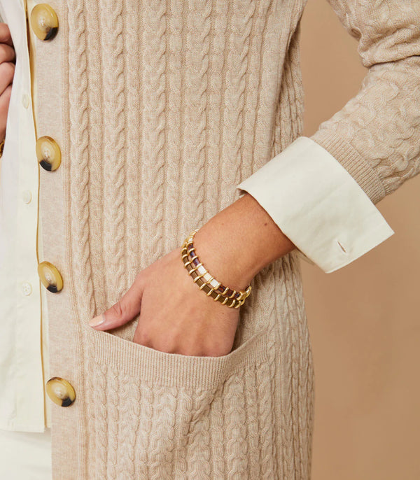 Lila Stretch Bracelet Bronze