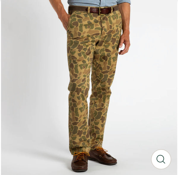 Classic Fit Gold School Chino - Camo