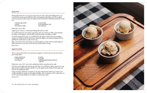 The Homestead-To-Table Cookbook