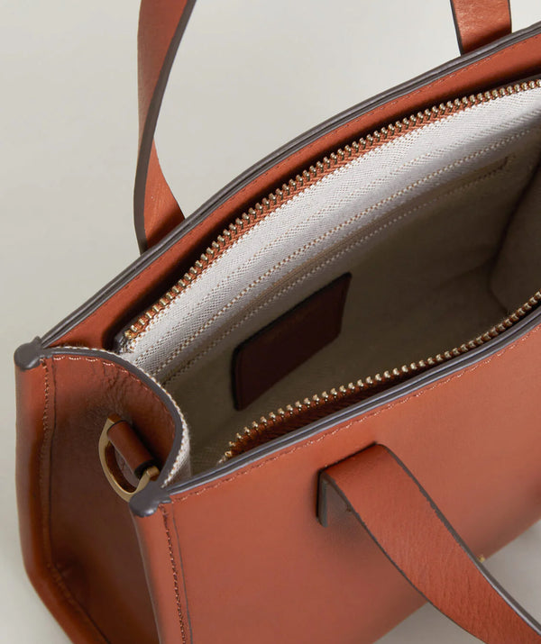 Siren Dune Satchel Saddle Brown