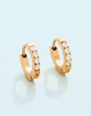 Sunrise Hoop Earrings 9mm