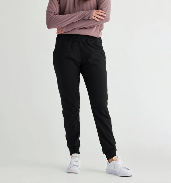 Women's Bamboo-Lined Breeze Pull-On Jogger: Black