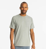 Men's Bamboo Flex Pocket Tee - Heather Agave Green