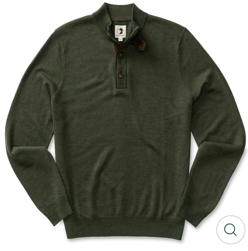 Canter Merino Pullover Sweater - Cilantro