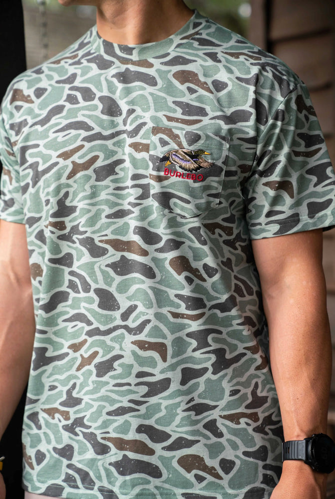 Retro Duck Camo - SS Mallard Pocket Tee