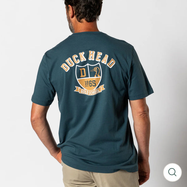 Gold School T-Shirt - Orion Blue