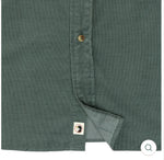 Whitman Corduroy Sport Shirt: Balsam Green