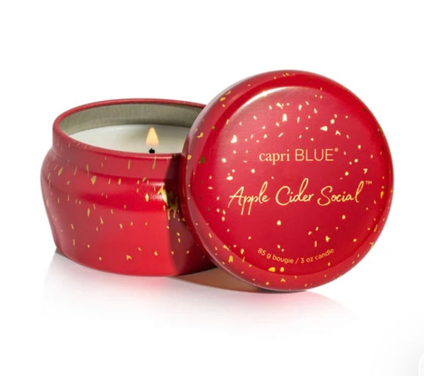 Apple Cider Social Glimmer Mini Tin Candle