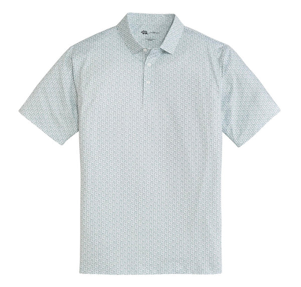Bevy Printed Performance Polo - Hedge