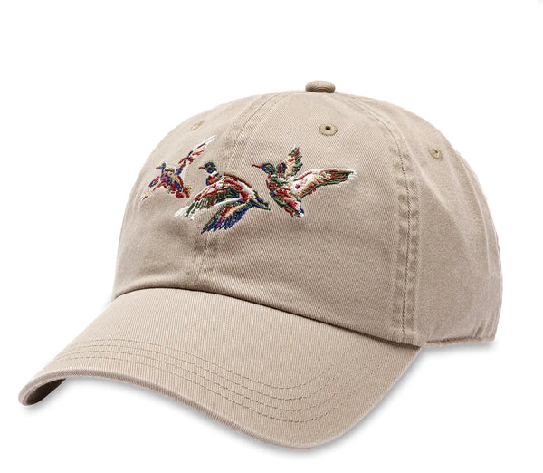 Flying Mallard Twill Hat: Khaki