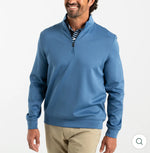 Long Drive Performance 1/4 Zip Pullover: Coronet Blue