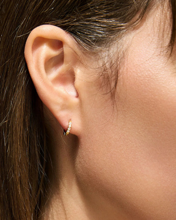 Sunrise Hoop Earrings 9mm