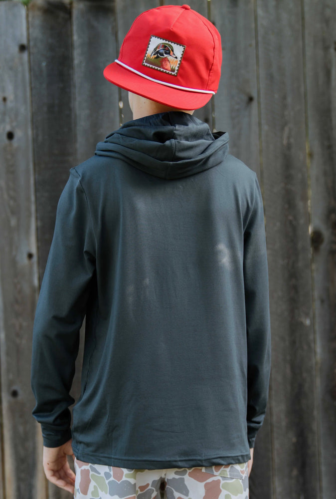 Youth Hoodie - Gun Metal Grey