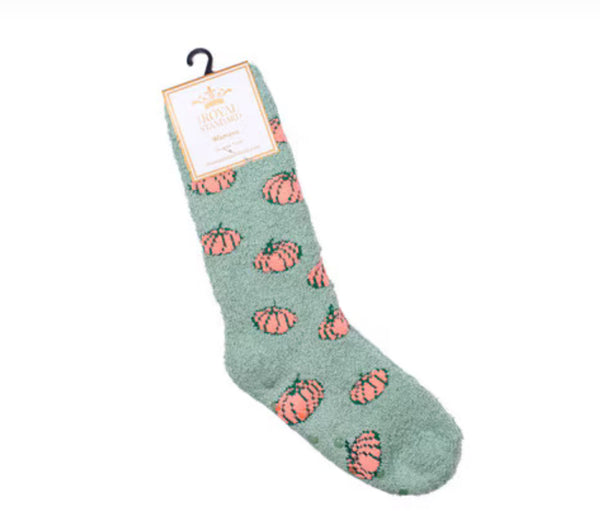 Women's Pumpkin to Talk About Snuggle Socks