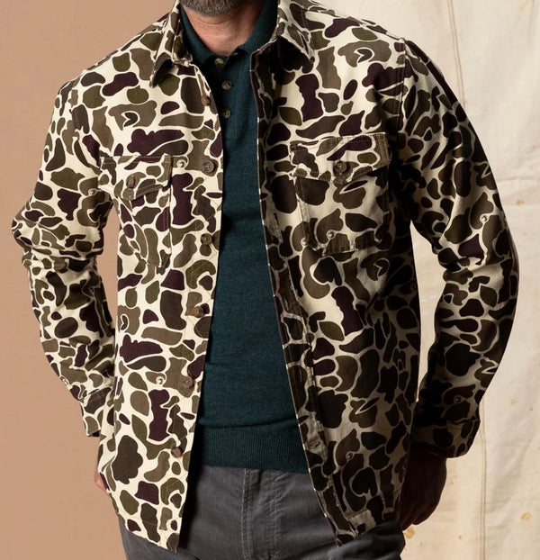 Vintage Camo Duck Canvas Jacket