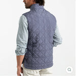 Fremont Performance Quilted Vest: Slate Blue