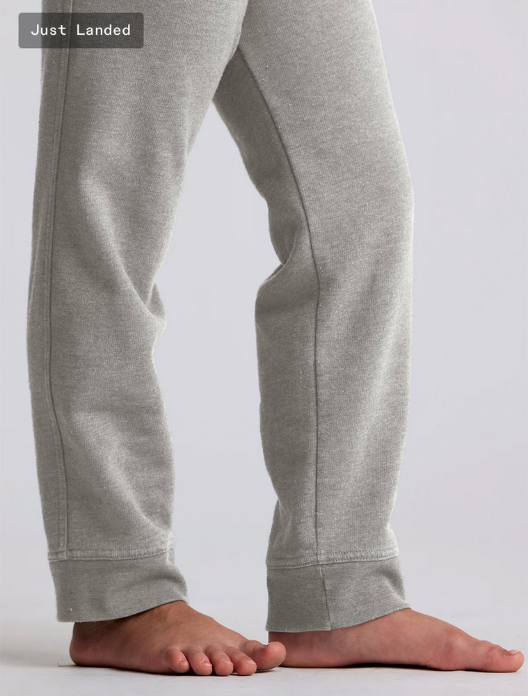 Youth Fleece Jogger: Light Heather Grey