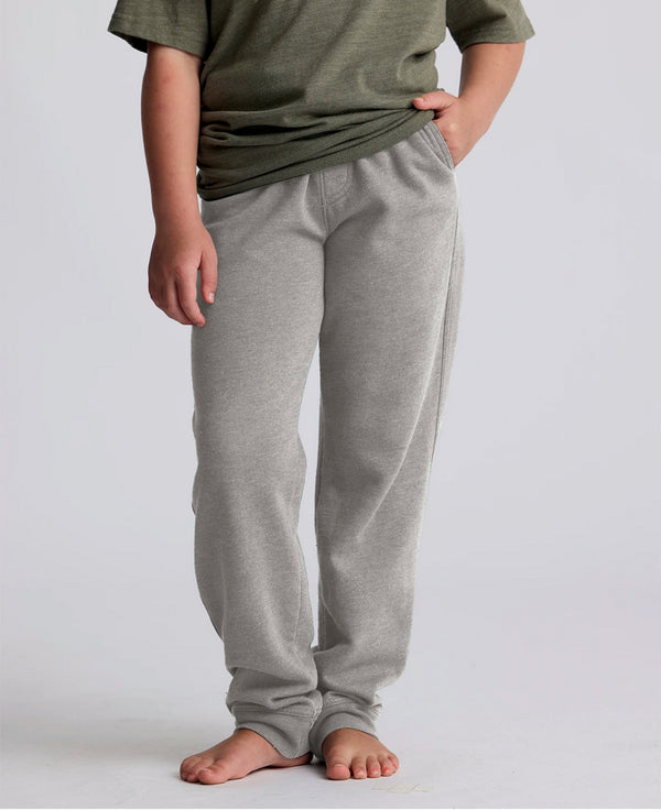 Youth Fleece Jogger: Light Heather Grey