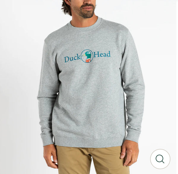Vintage Logo Crewneck Sweatshirt - Heather Grey