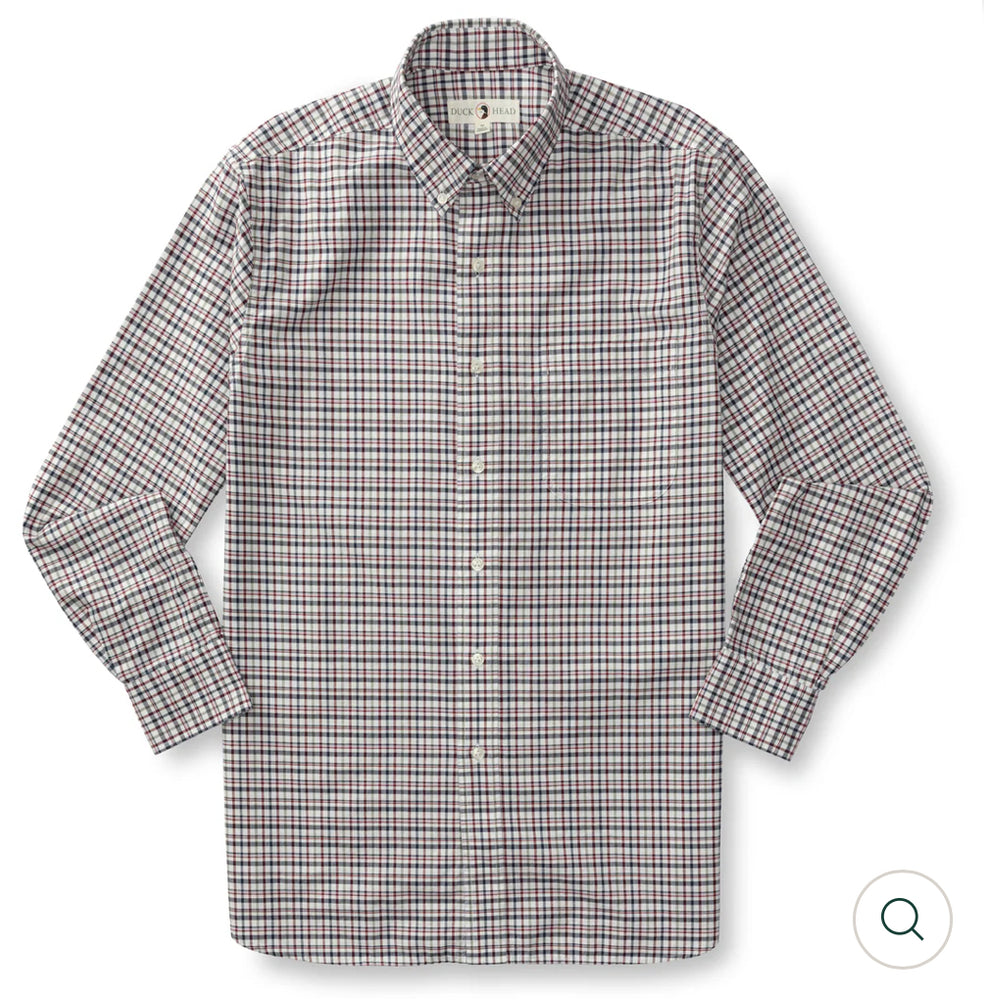 Cotton Oxford Sport Shirt
Dafton Plaid: Navy