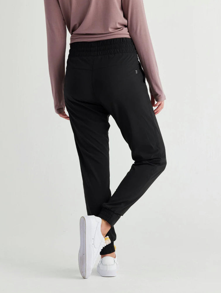 Women's Bamboo-Lined Breeze Pull-On Jogger: Black