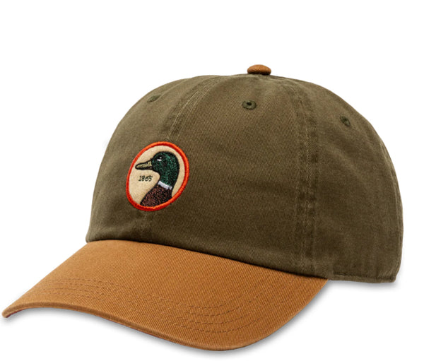 Circle Patch Twill Hat - Dark Olive