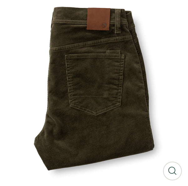 Holston Corduroy Five-Pocket - Olive