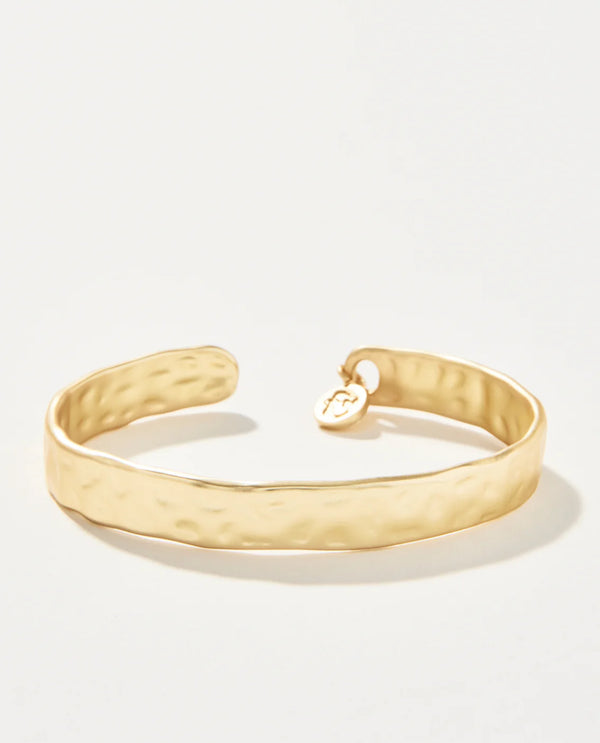 Hammered Cuff Gold