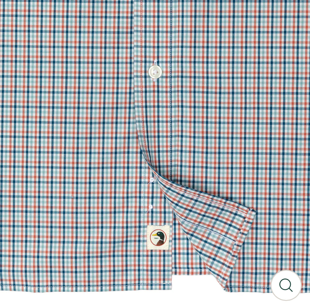 Performance Poplin Sport Shirt
Benton Plaid: Mirror Lake Blue