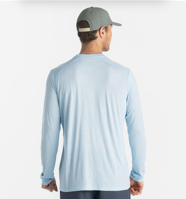Men's Bamboo Lightweight Long Sleeve - Blue Bird