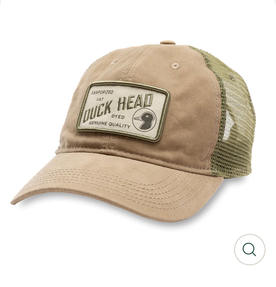 Sanforized Patch Trucker Hat - Khaki