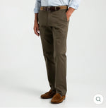 Classic Fit Gold School Chino: Dark Olive