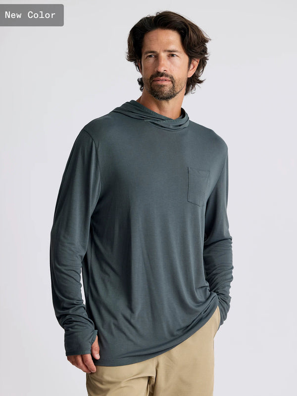 Men's Bamboo Lightweight Hoodie: Midnight