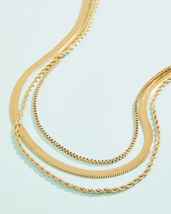 Folly Field Layered Necklace 18''