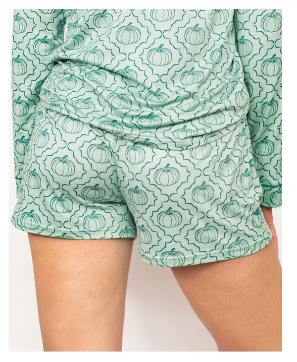 Give 'em Pumpkin Sleep Shorts