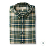 Cotton Flannel Sport Shirt
Stoker Plaid: Pine Green Heather