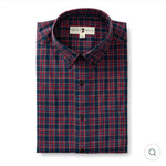 Cotton Slub Sport Shirt
Akins Plaid: Mirror Lake Blue