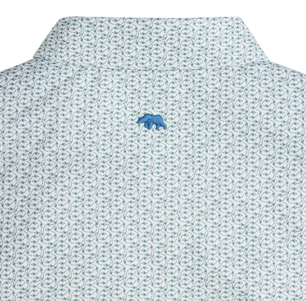 Bevy Printed Performance Polo - Hedge