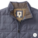 Fremont Performance Quilted Vest: Slate Blue