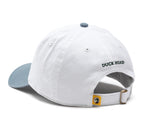Circle Patch Twill Hat: White