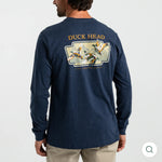 Flying Mallard T-Shirt: Royal Navy Heather