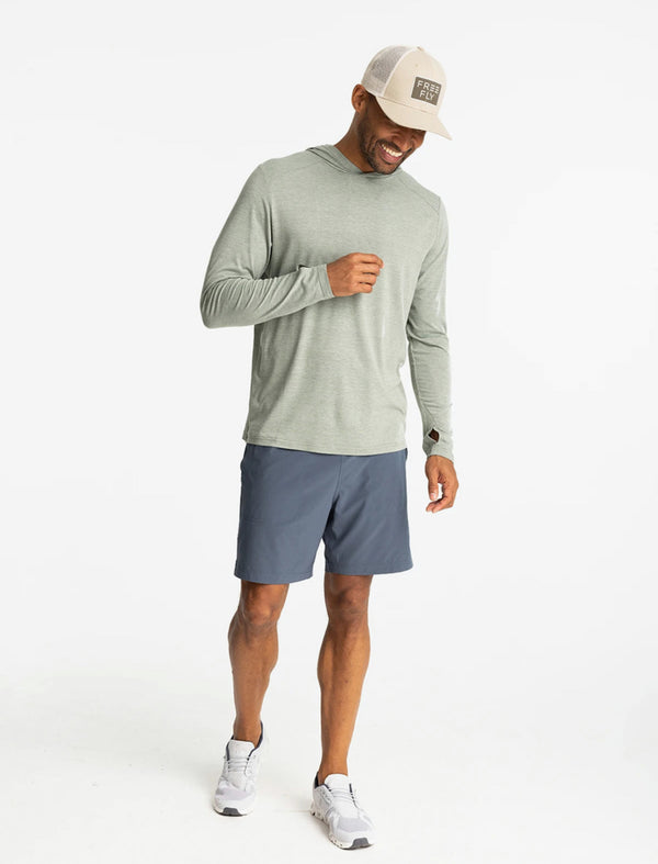 Men's Bamboo Shade Hoodie - Heather Agave Green