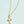 Cross Necklace 17'' Gold