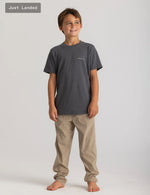 Youth Vintage Camo Redfish Tee: Heather Black Sand