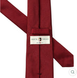 Silk Tie: Deep Red