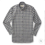 Cotton Flannel Sport Shirt
Werth Plaid: Stone Blue Heather